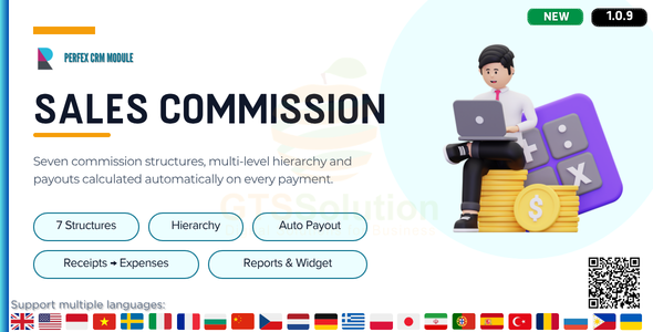 Sales Commission Program for Perfex CRM