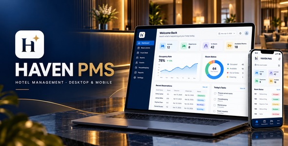 Haven PMS – .NET MAUI Desktop & Mobile Hotel Management System with Offline Mode and REST API