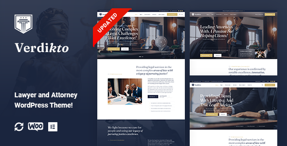 Verdikto - Law Firm & Attorney WordPress Theme