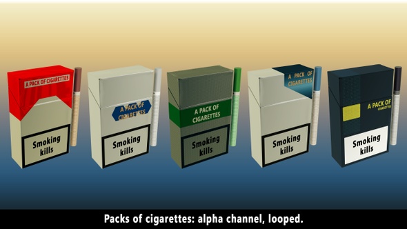 Packs Of Cigarettes