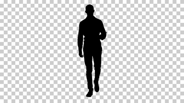 Silhouette Person, Alpha Channel