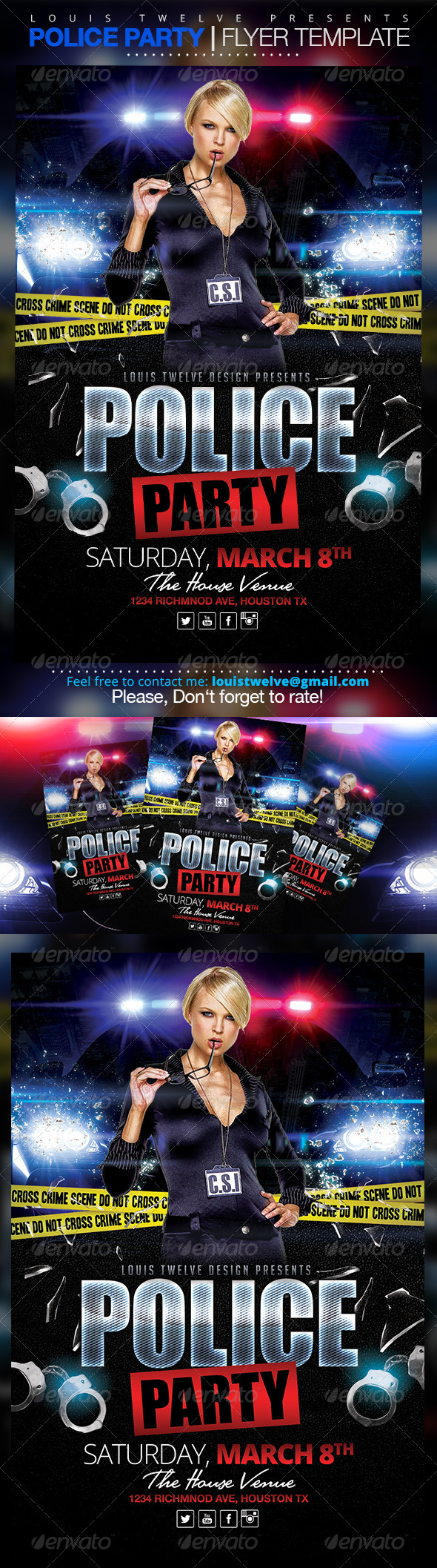 Police Party | Flyer Template
