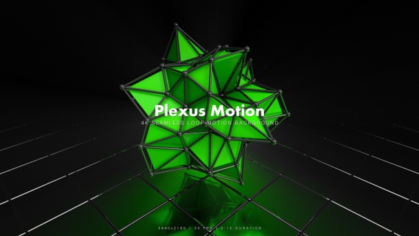 Futuristic Plexus Green 3