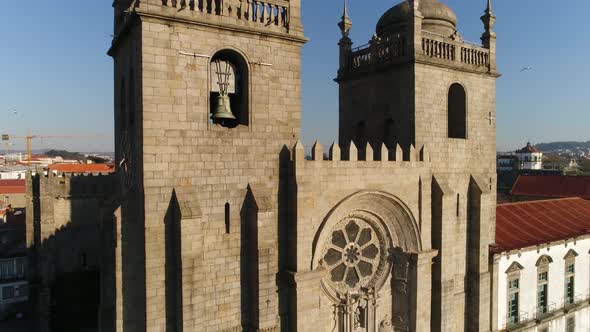 Facade Cathedral of Porto