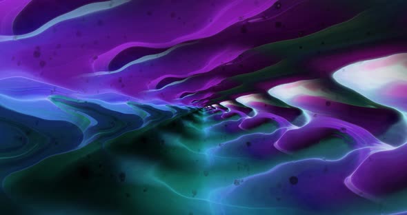 Abstract gradient tunnel background.Holographic background animation.