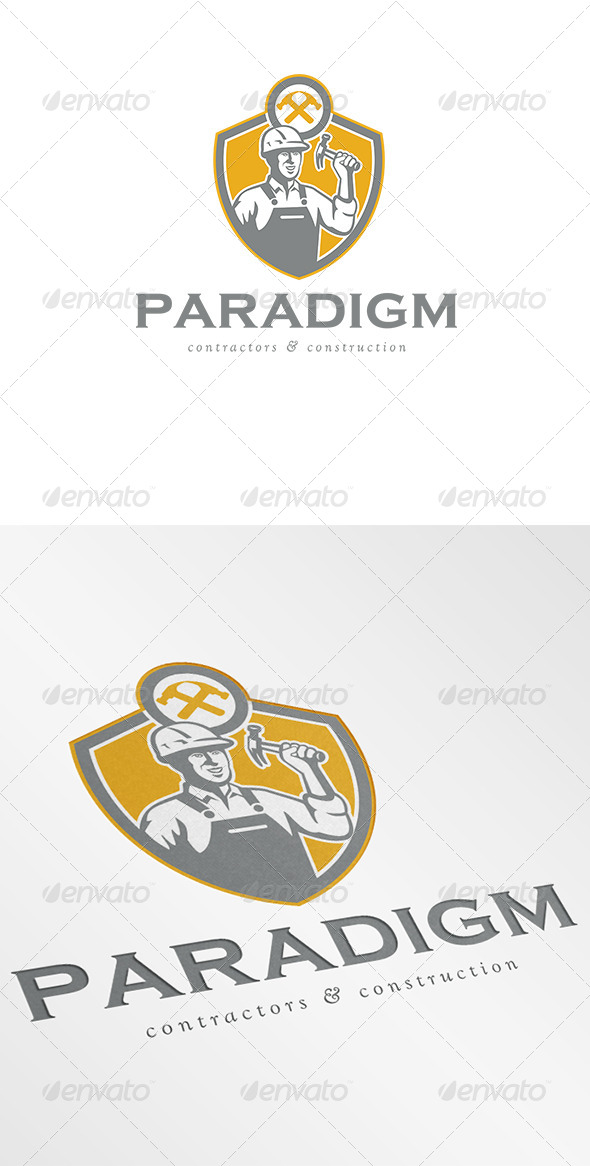Paradigm Contractors and Construction Logo