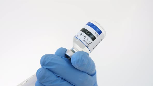 COVID19 Vaccine in Researcher Hands