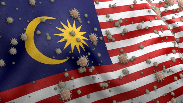 Covid Malaysia Flag / Corona Malaysia Flag