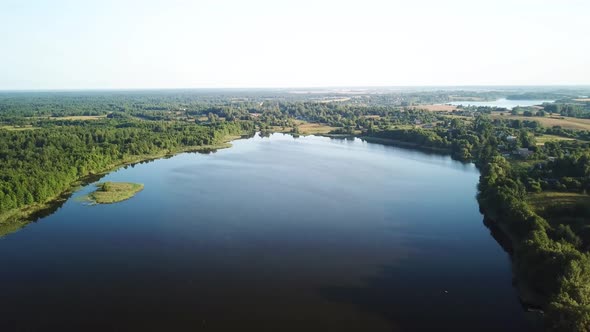 Beautiful Landscape Of Lake Biklozha 04