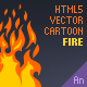 Cartoon Vector Fire - HTML5 Edge Banner Animation - CodeCanyon Item for Sale