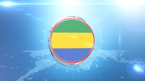 Gabon Flag Transition