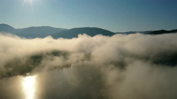 Beautiful Nature Norway over the Clouds