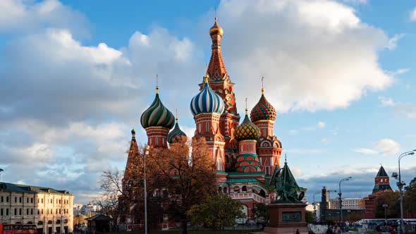 Timelapse of Saint Basil's Cathedral