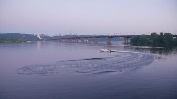 White Speed Boat