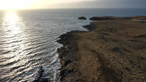 Aerial View of St. John's Point, County Donegal, Ireland