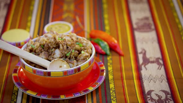 Mote Sucio dish from Ecuador