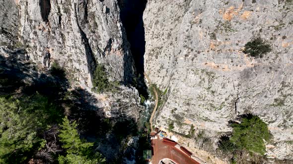 Canyon in the mountains