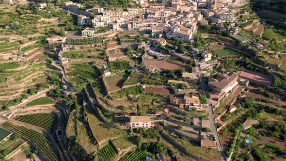 Banyalbufar Village in Mallorca Balearic Islands