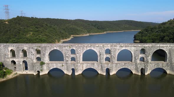 aqueduct bridge aerial