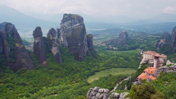 Meteora Monasteries in Greece