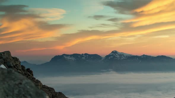 verbier alps swtizerland mountains snow peaks ski mont fort sunrise