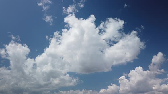 Clouds timelapse on daylight