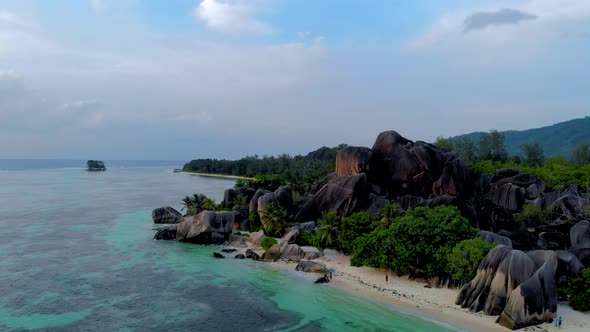 La Digue Seychelles Tropical Beach During a Luxury Vacation in the Seychelles