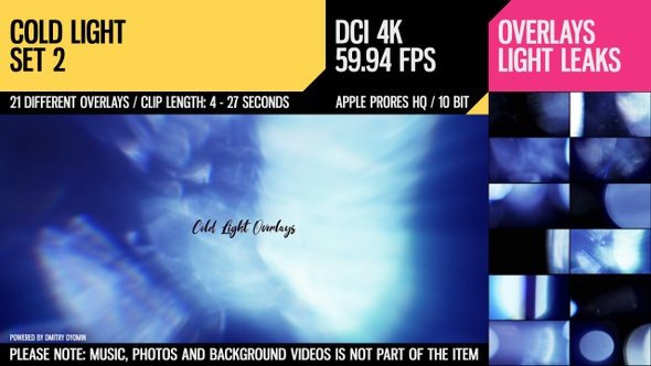 Cold Light Overlays (4K Set 2)