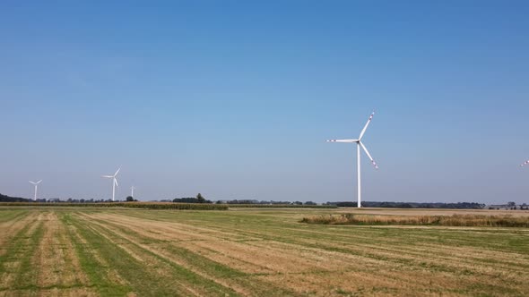 Renewable Energy Windmill Turbine in the Field