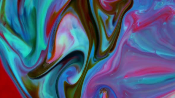 Abstract Colorful Invert Sacral Paint  Exploding Texture 734