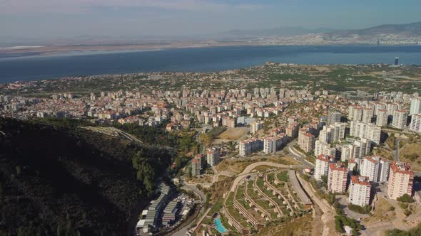 Modern City Aerial View