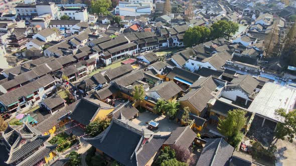 Zhujiajiao Water Town in China, Ancient Architectural Buildings