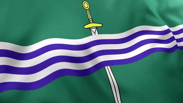 Peterborough City Flag (Canada) - 4K