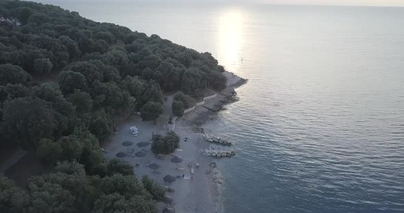 Drone footage over croatia beaches and seas.Drone Settings:D-log / sharpening +1 kontrast -1 satur