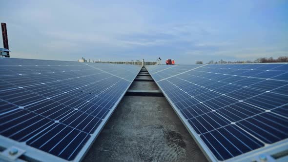 Modern Solar Farm