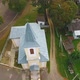 Panoramic Aerial Drone View of Small Town - VideoHive Item for Sale