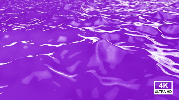 The Sea Of Purple Color Paint 4K