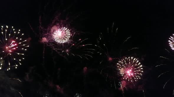Beautiful Fireworks Show on Independence Day