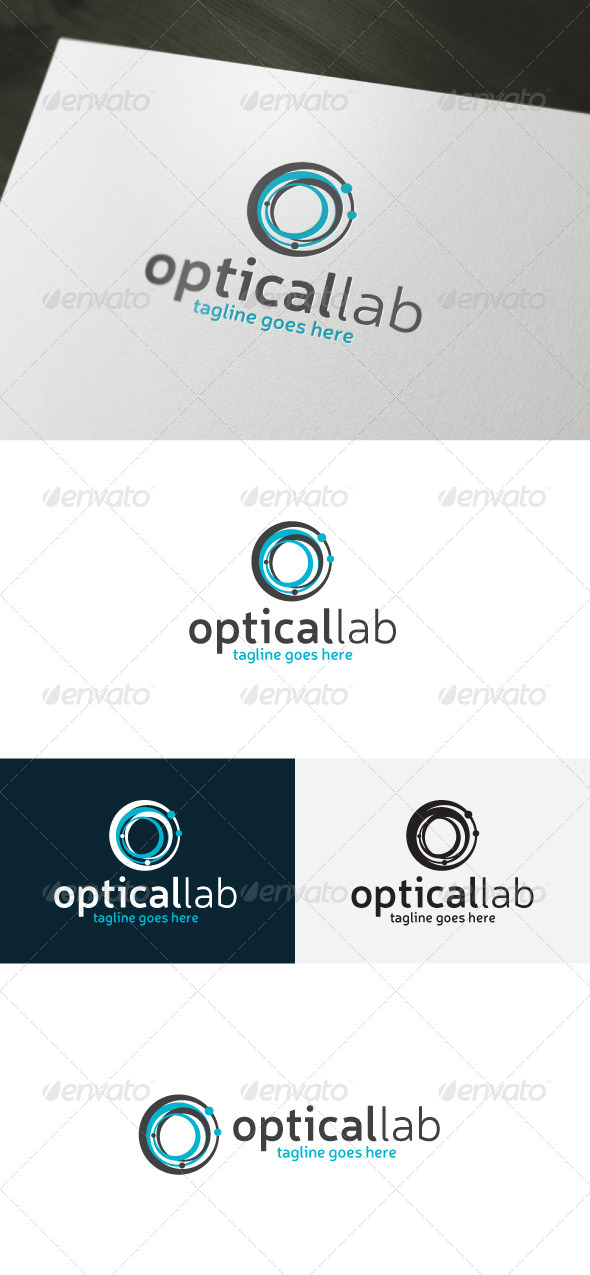 Optical Lab Logo — Letter O