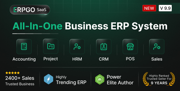ERPGo SaaS – All-In-One Business ERP System
