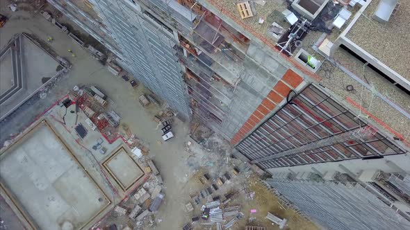 Aerial View Of A Construction Site