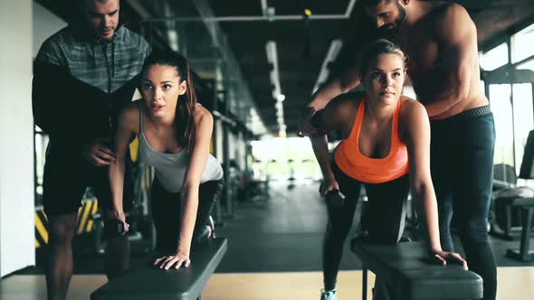 Team Workout in Gym