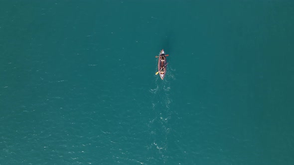 Canoeing Aerial Drone