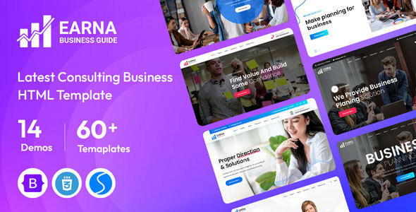 Earna - Consulting Business HTML Template