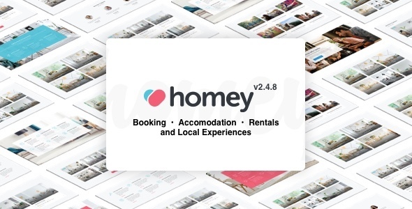 Homey - Booking and Rentals WordPress Theme