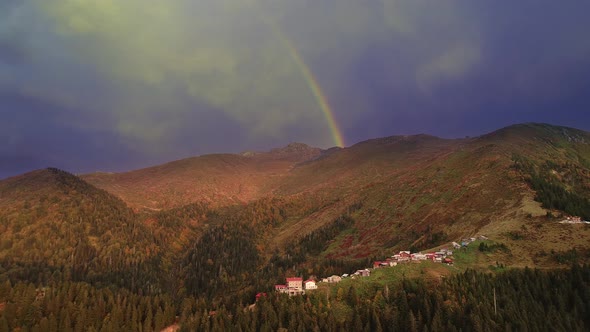 rainbow on the plateau