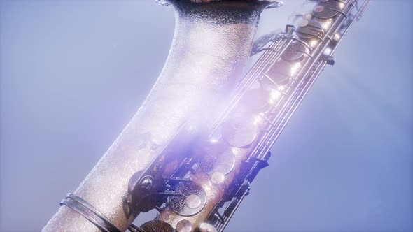 Golden Tenor Saxophone