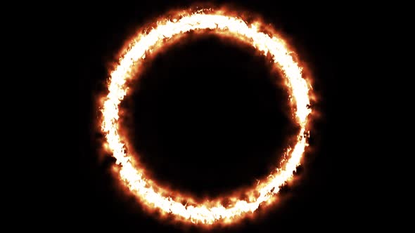 Blazing Ring of Fire in Space alt