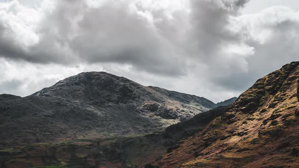 Time Lapse Over Mountains