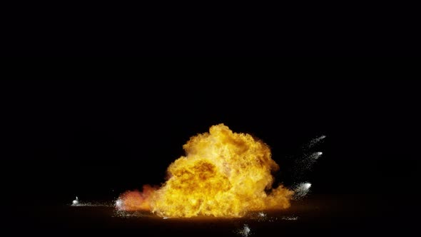 4K Explosion Sparks Splashing Special Effects Video 3